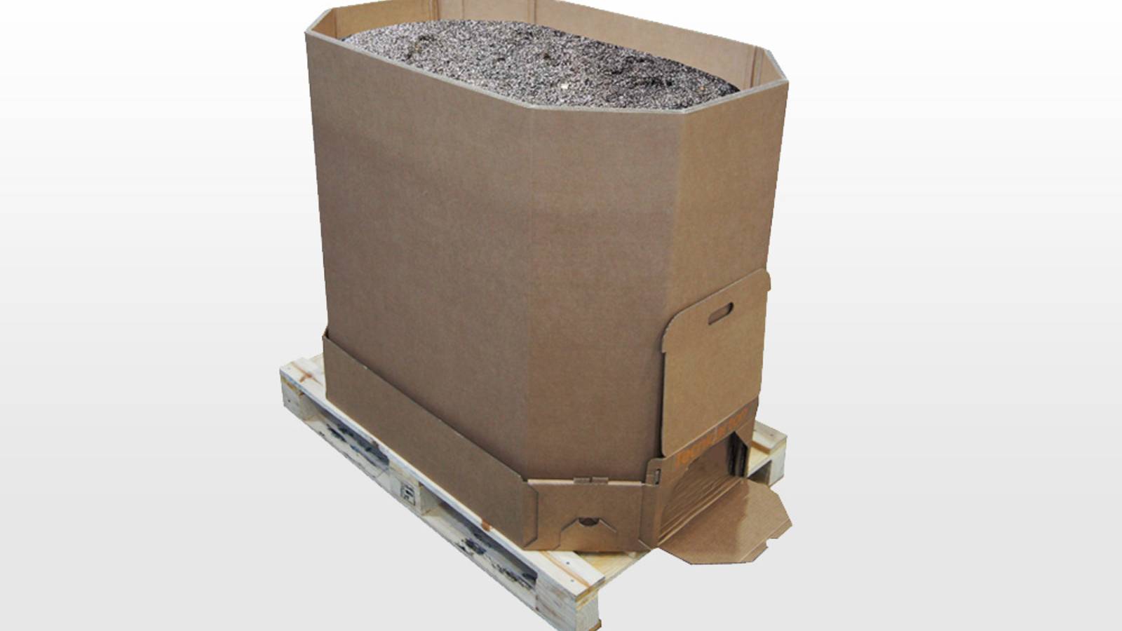 embalaje industrial octogonal a medida