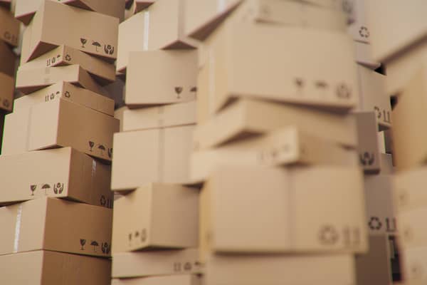 Gestapelde verpakkingen