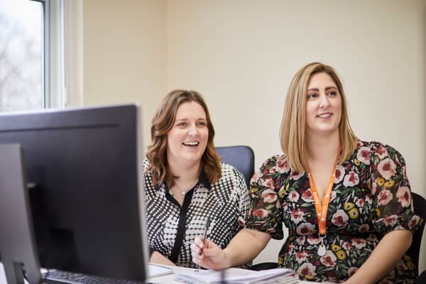 DS Smith workers in an office