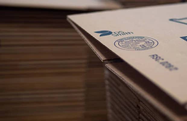 Eine packfertige Verpackung von DS Smith