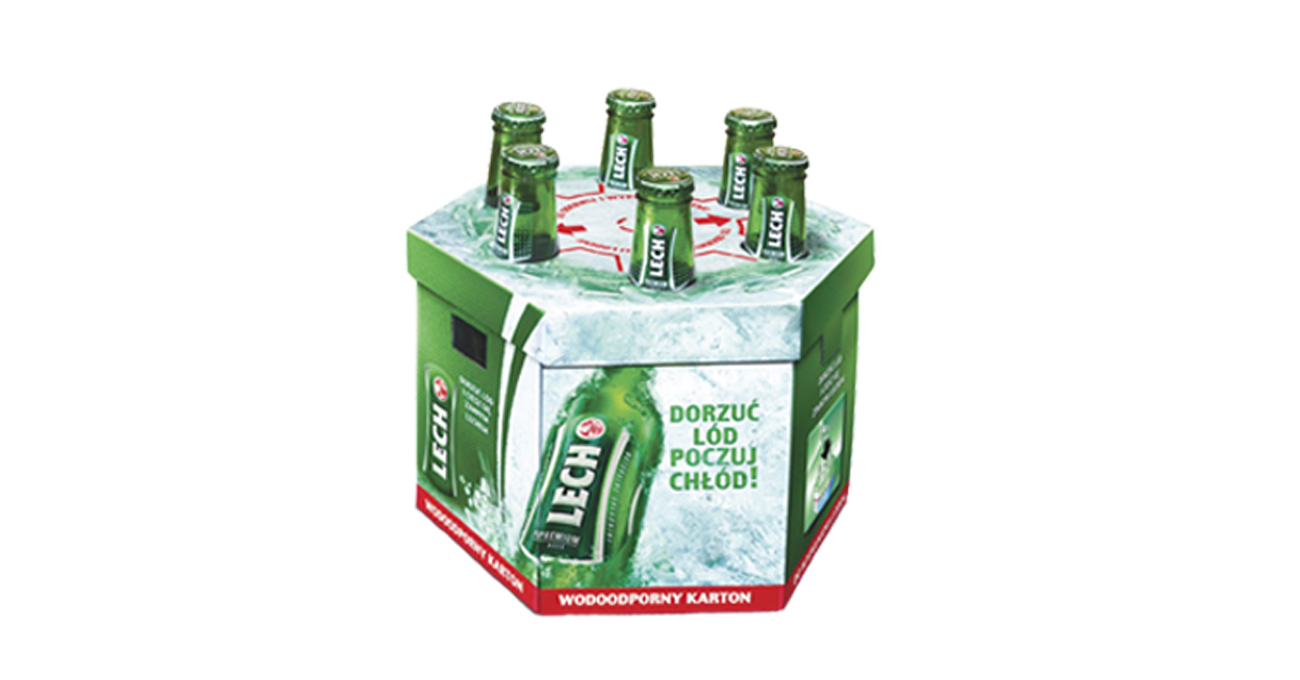 Consumer packaging to keep beer cold