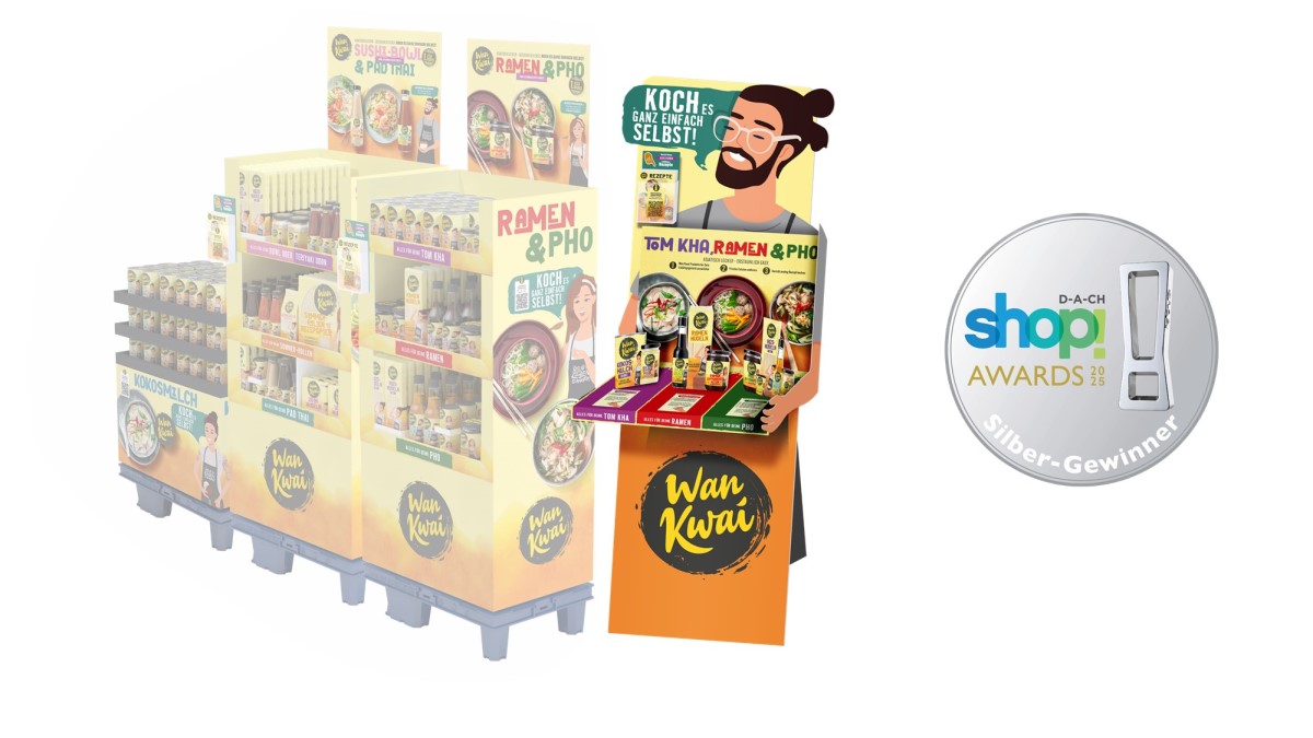 Wan Kwai Standee hergestellt von DS Smith
