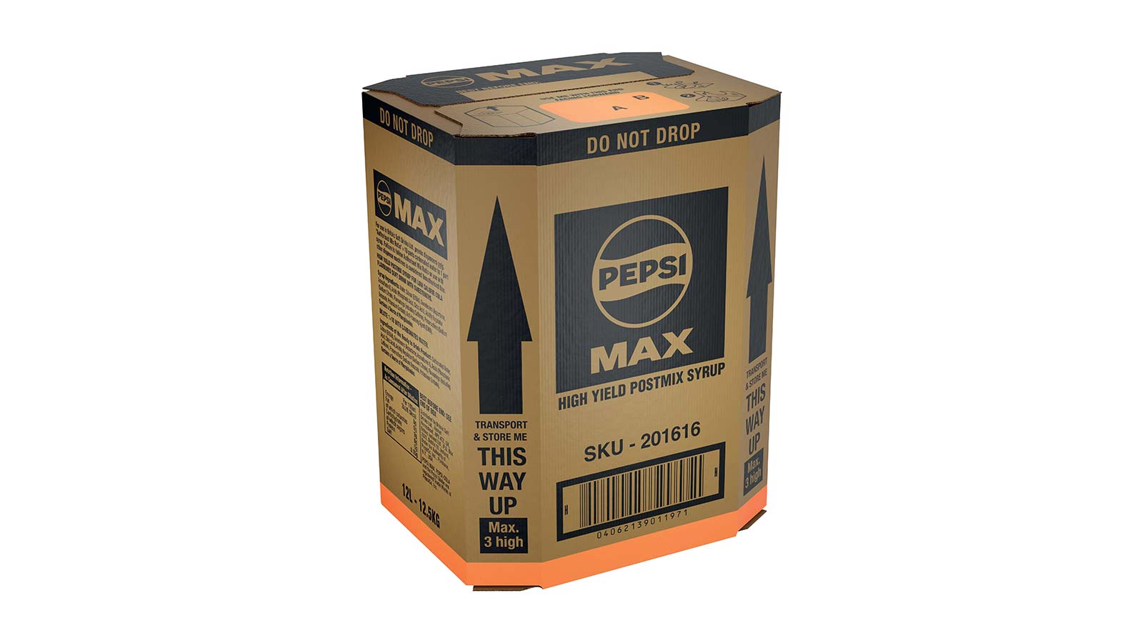 Bag-in-box doos voor Pepsi Max