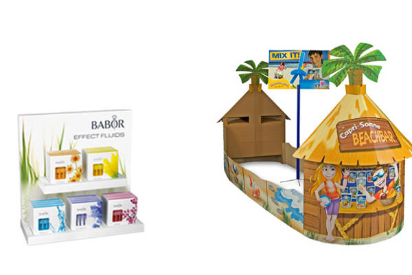 POS & POP Corruagted diplays for promoting products