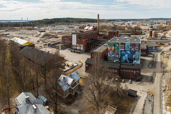 Hiedanranta ilmakuva kuvaaja Pasi Tiitola