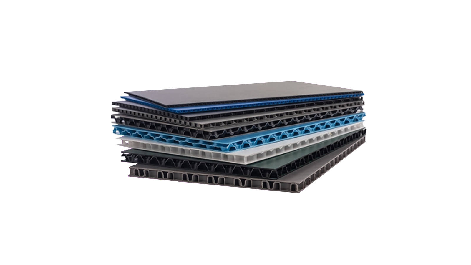 kanalplast i flere farver og tykkelser