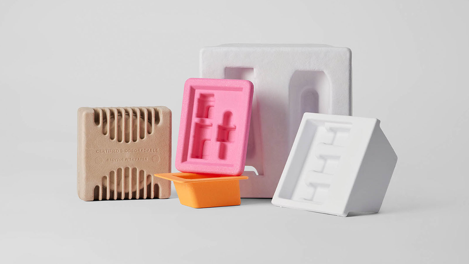 emballager i støbt papir