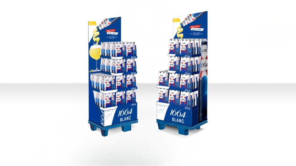 Carlsberg 1664 blanc Display