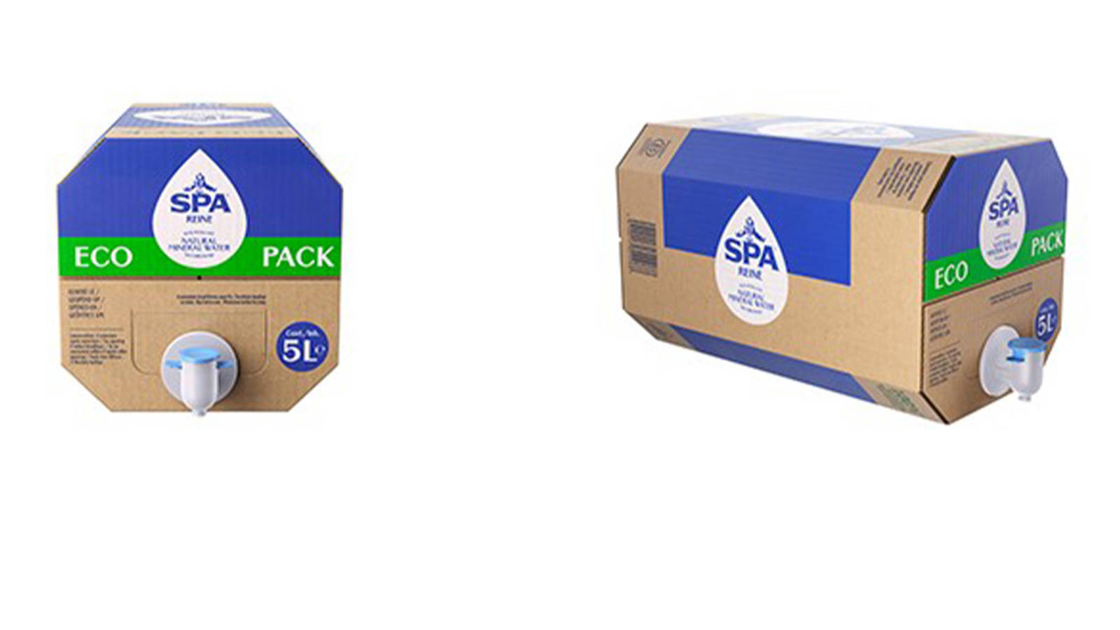 bag-in-box verpakking voor SPA water