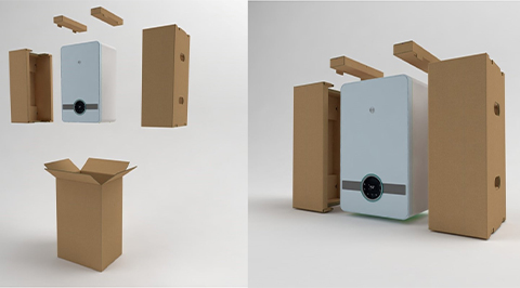 Kartonnen buffers voor Bosch Home Comfort Group