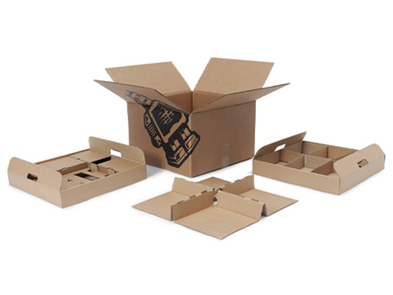 Transportverpakking met buffers en inserts