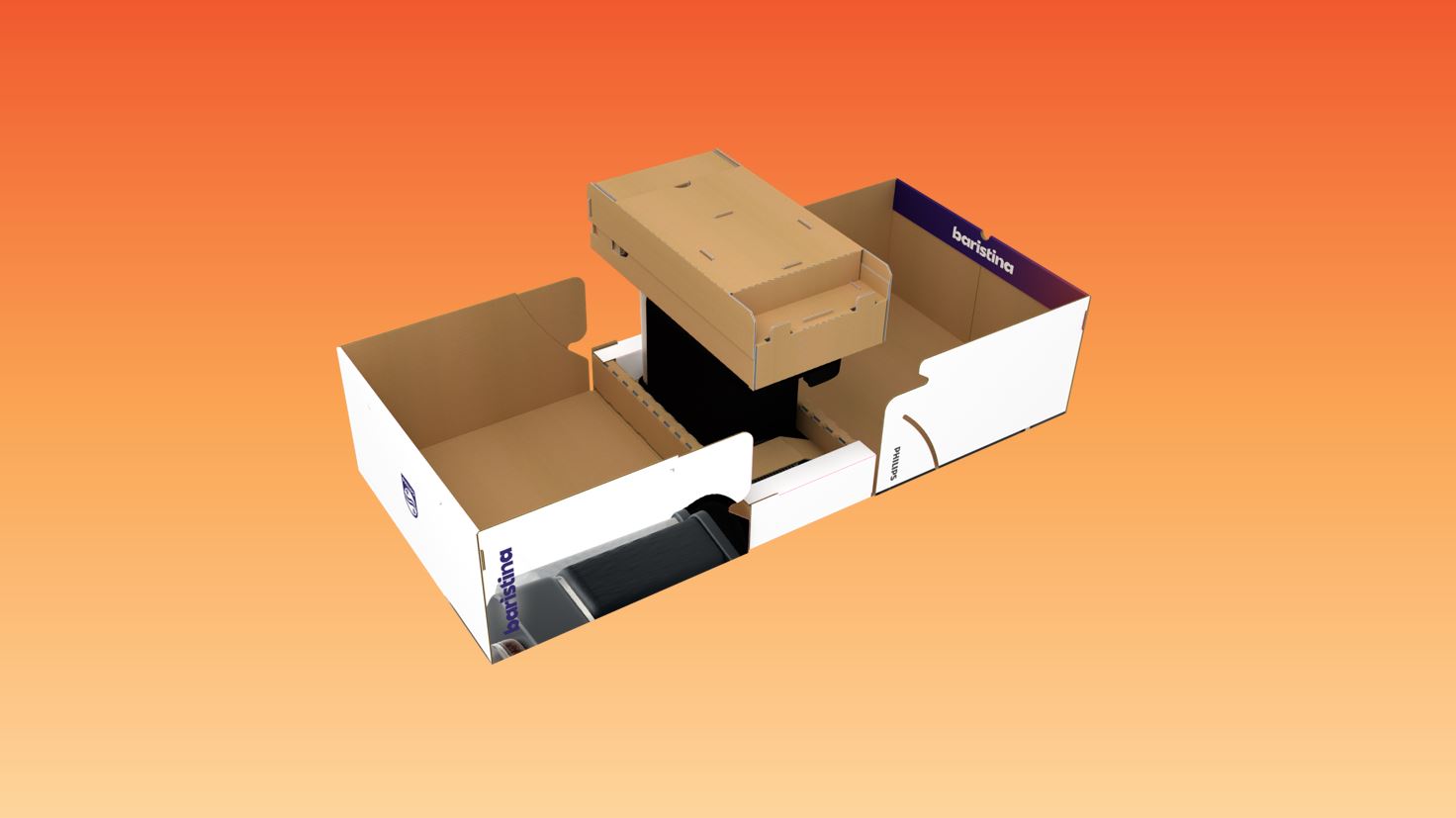 An innovative packaging solution for versuni's Philips Baristina coffee machine