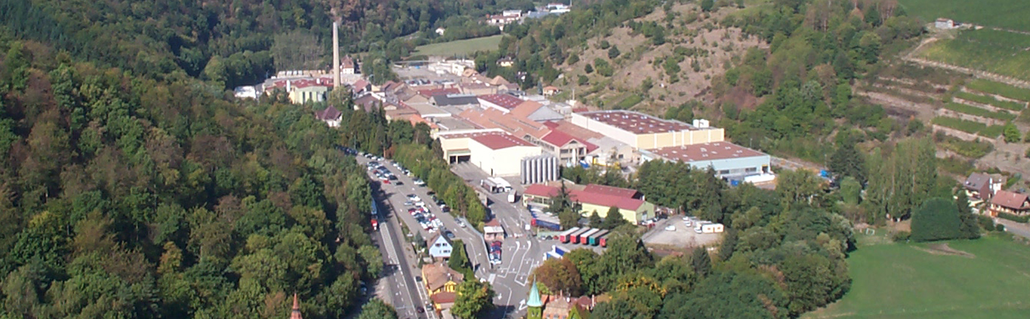Kaysersberg aerial view