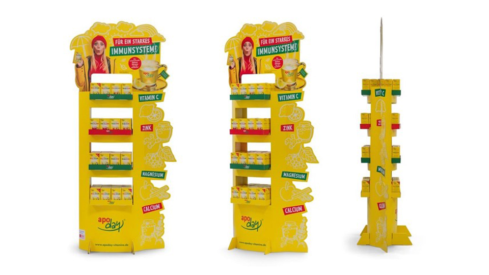 Free Standing Display Unit for apoday