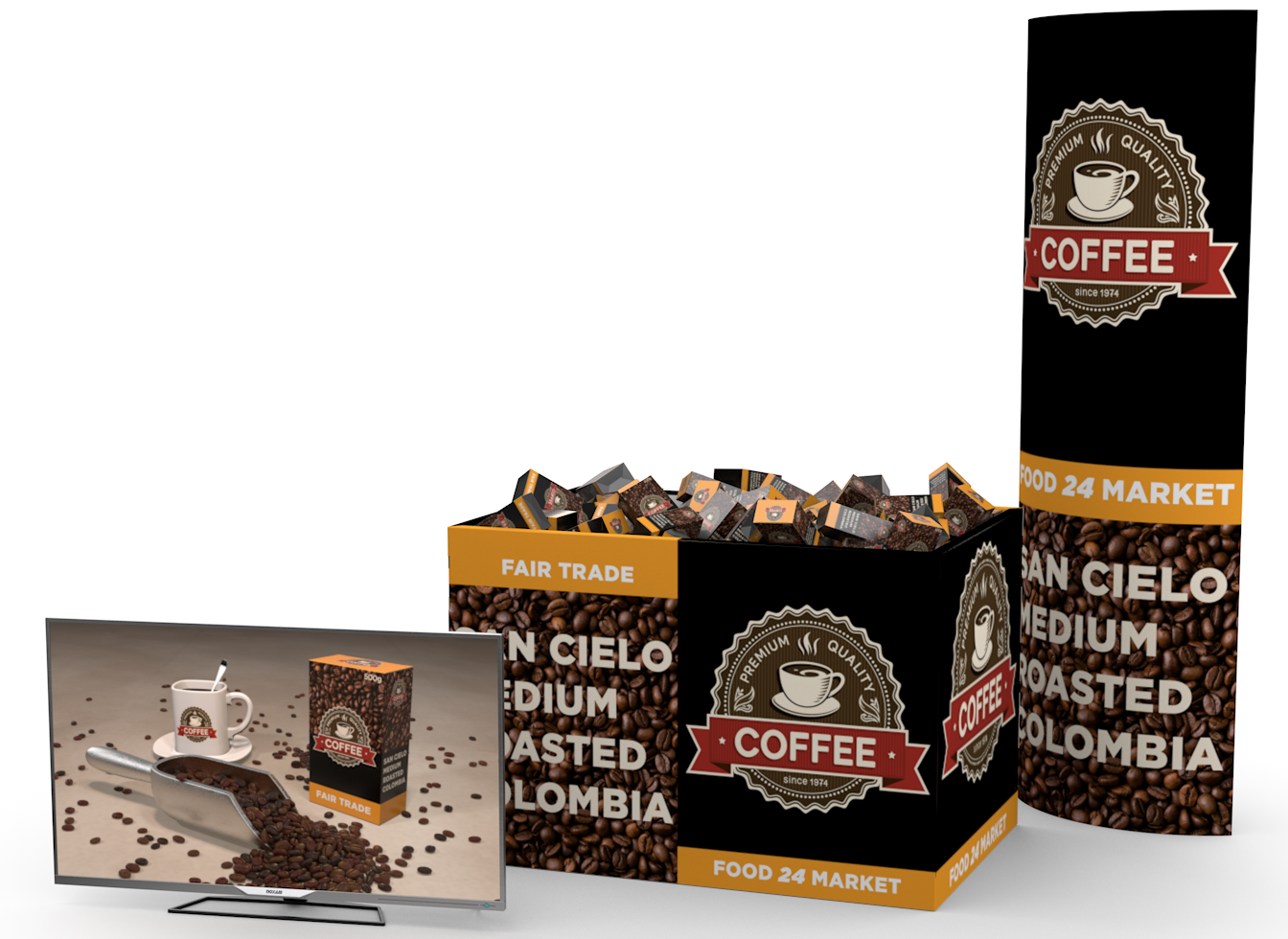 Points de vente à l'intérieur du magasin